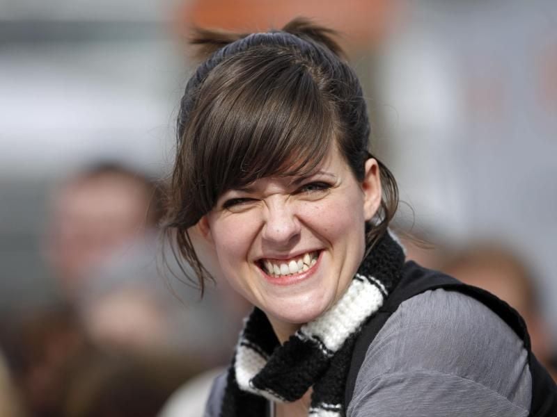 Sara Kuttner regt sich auf. Foto: Jan Woitas