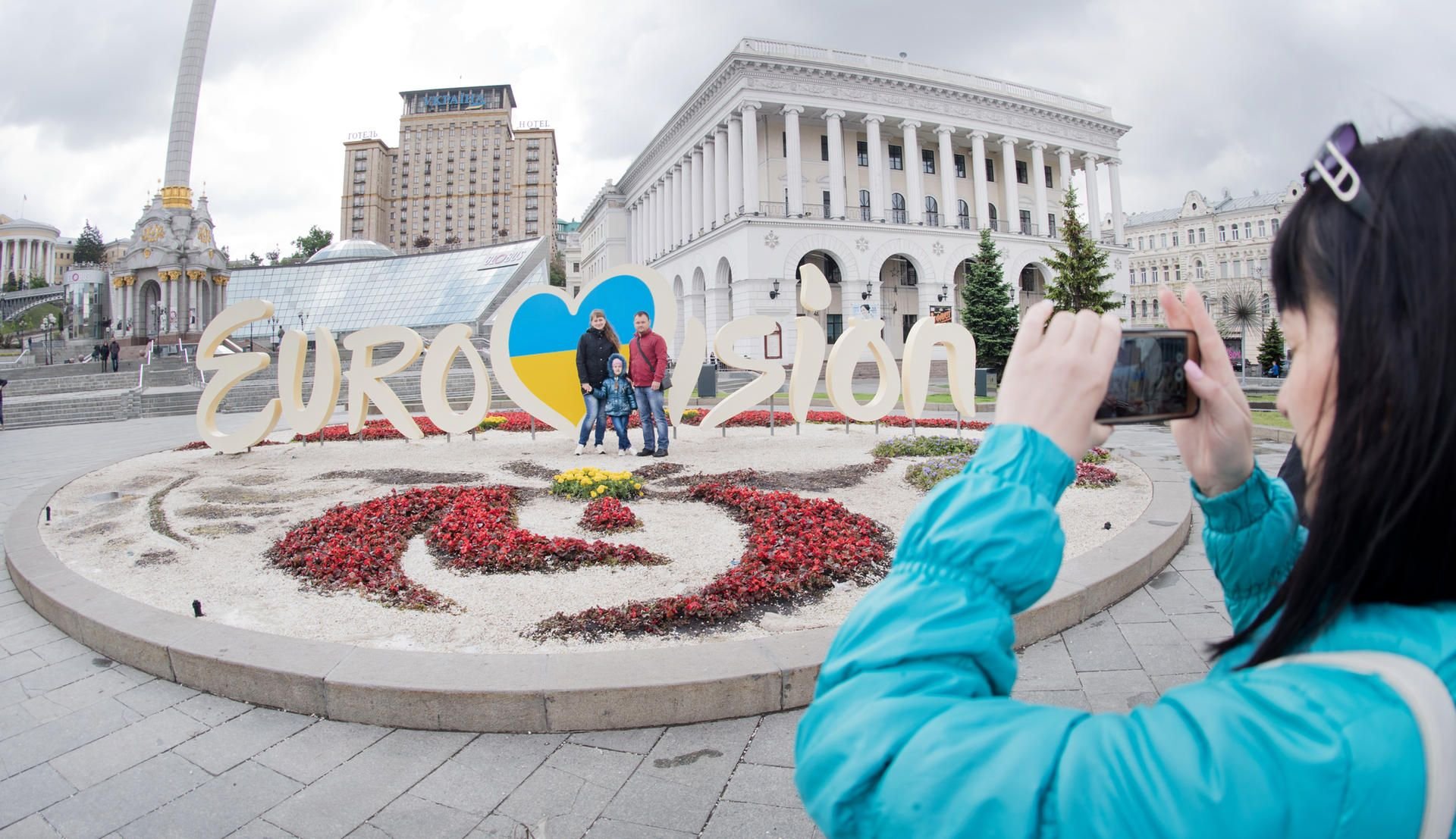 Der Maidan-Platz in Kiew (Ukraine), dem Austragungsort des ESC 2017.