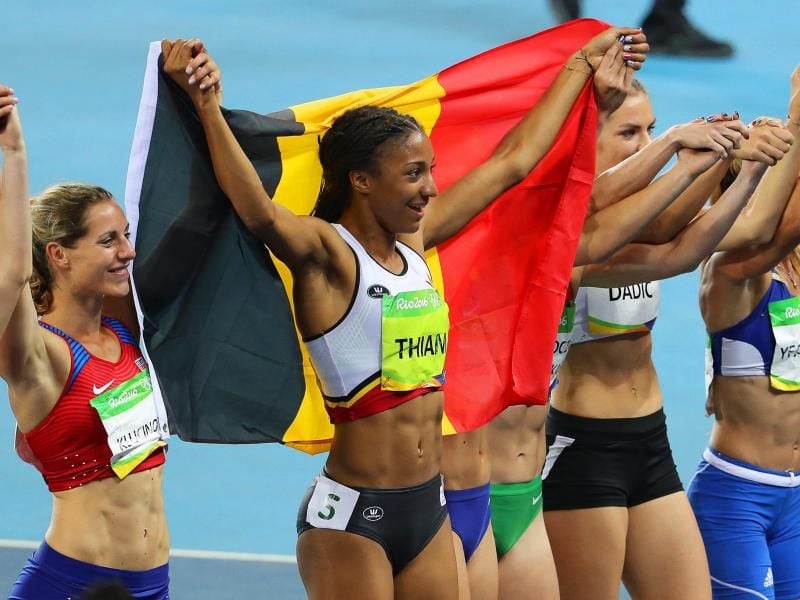 Nafissatou Thiam ist Olympiasiegerin im Siebenkampf. Foto: Antonio Lacerda