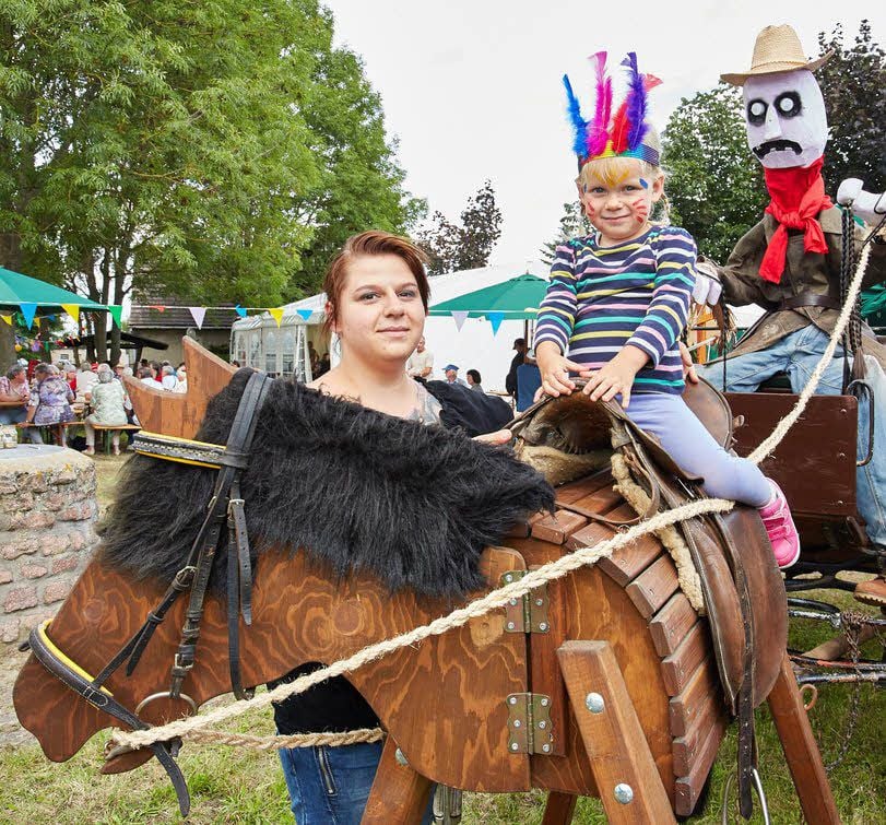 Rebecca Sandberg hatte mit ihrer Tochter Leni jede Menge Spaß.