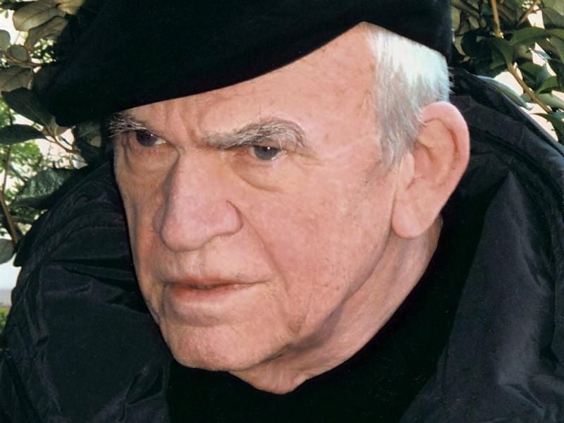 Milan Kundera, tschechischer Schriftsteller mit französischer Staatsbürgerschaft (2005). Foto: efe/epa