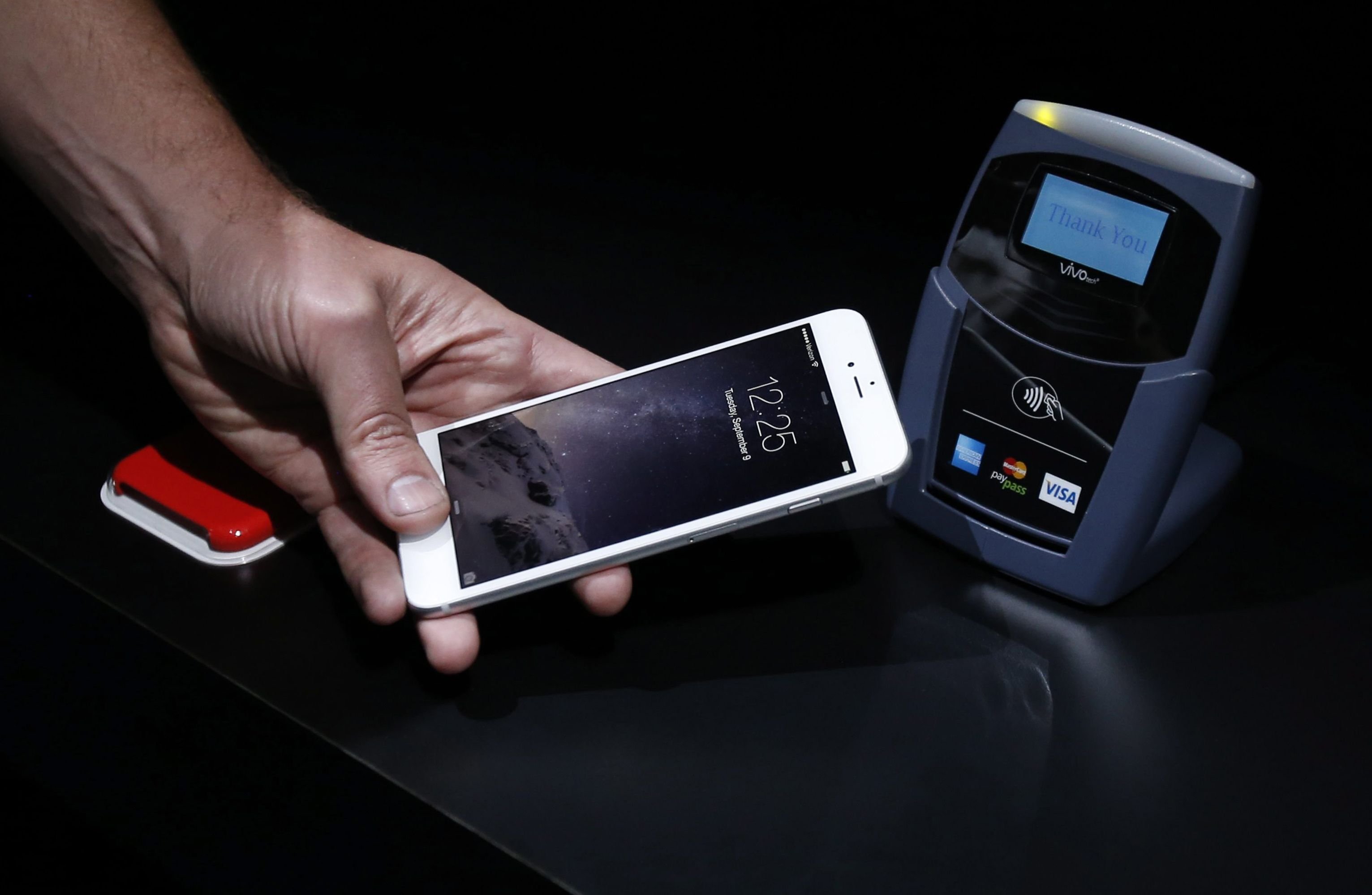 Bezahlterminal von Apple Pay