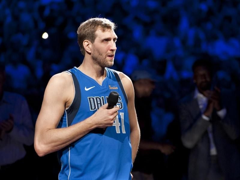 Wird Botschafter der Basketball-WM in China: Ex-NBA-Star Dirk Nowitzki. Foto: Philipp Hülsmann