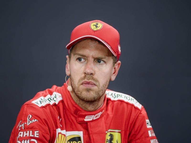 Würde seine sieglose Zeit in Monza gern beenden: Ferrari-Pilot Sebastian Vettel. Foto: Nicolas Lambert/BELGA