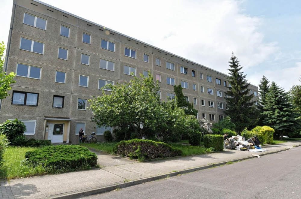 Der Block in der Friedhofstraße in Dessau.