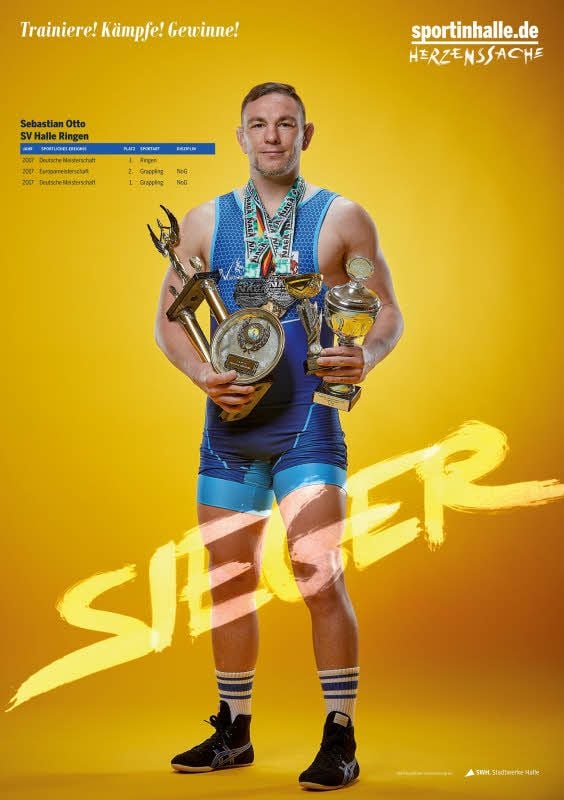Der Ringer Sebastian Otto hat zahlreiche Auszeichnungen.