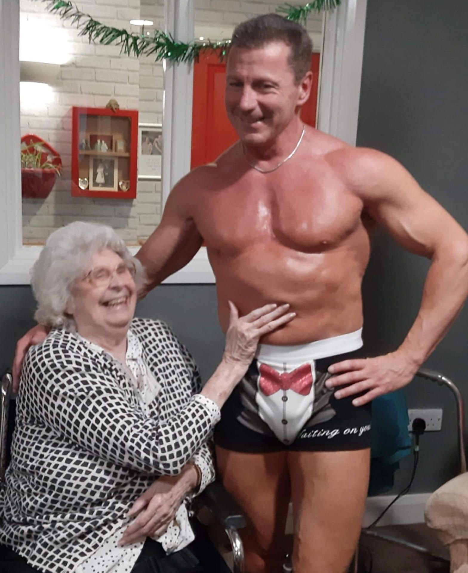 Pflegeheimbewohnerin Joan und der Stripper
