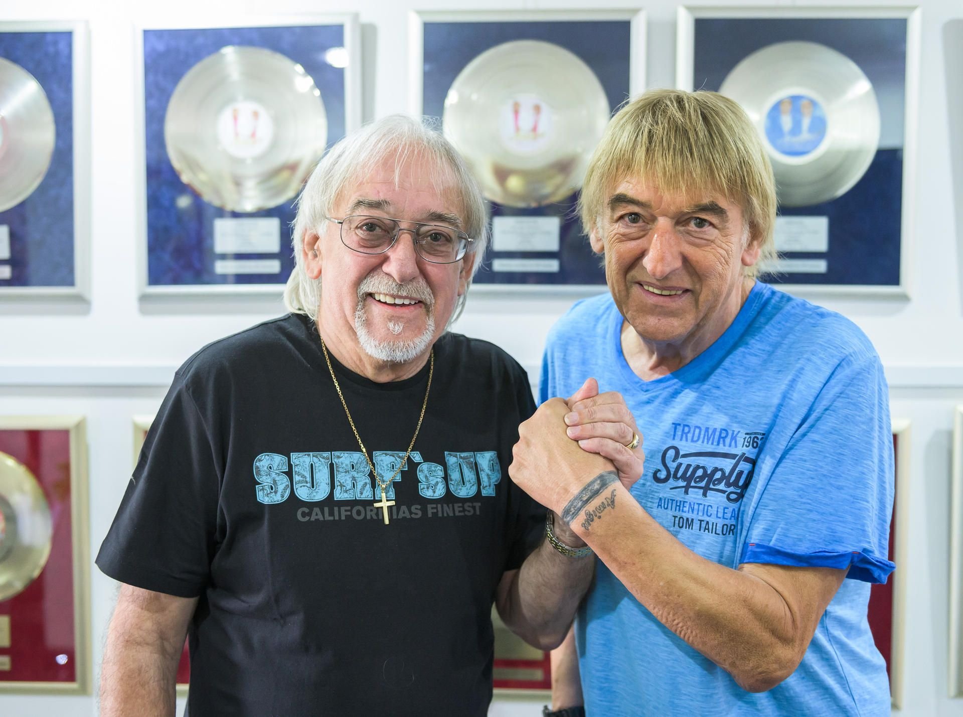 Karl-Heinz Ulrich (l) und sein Bruder Bernd