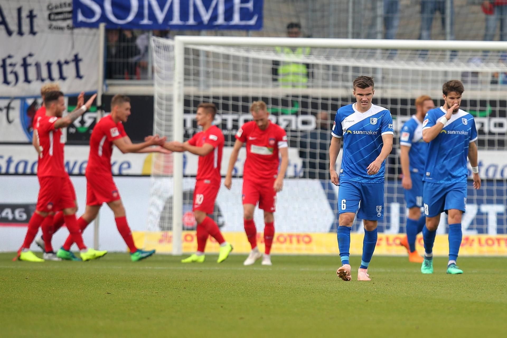 Jubel beim 1. FC Heidenheim, Frust beim FCM.