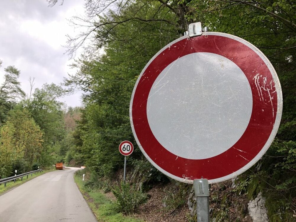 Die Landesstraße 93 zwischen Allrode und Treseburg ist seit dem 6. April gesperrt.
