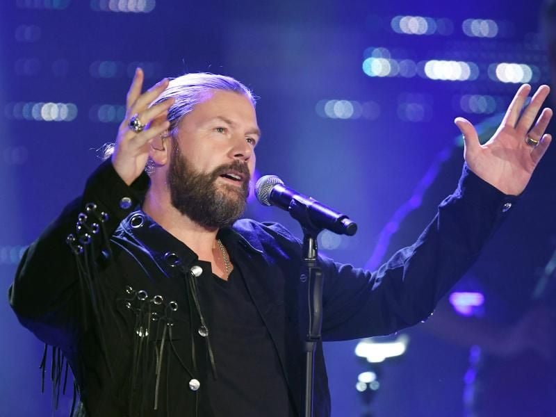 Der Sänger Rea Garvey tritt auf. Foto: Uli Deck