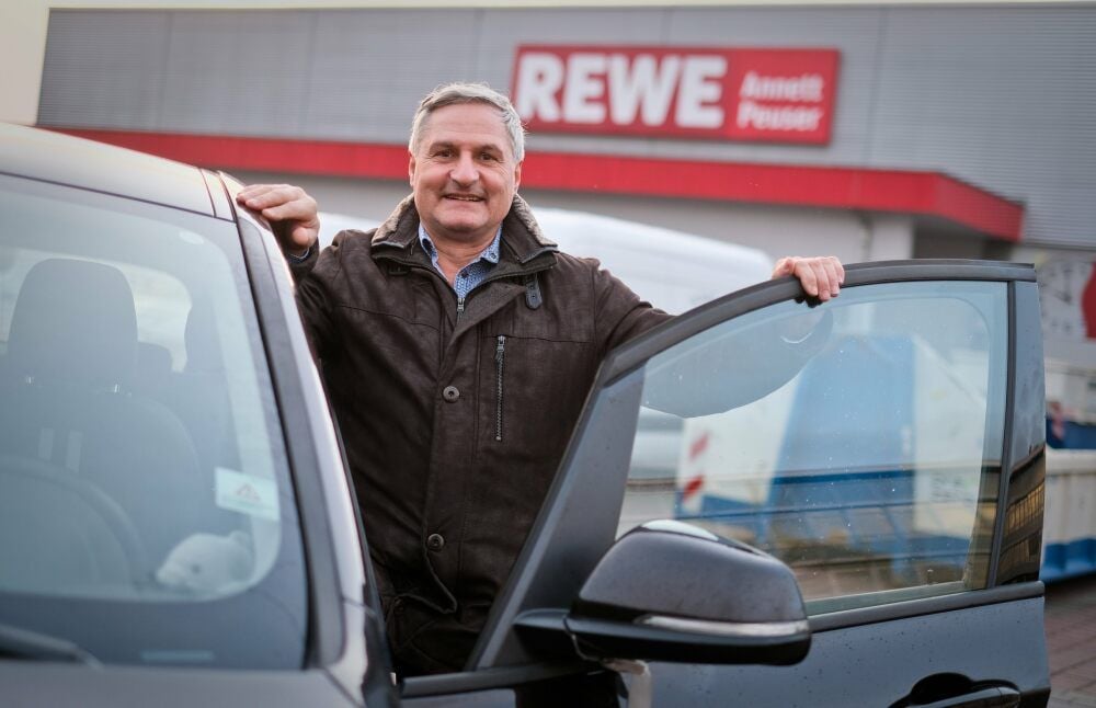 Uwe Kunst hatte die Idee zur Einkaufshilfe.