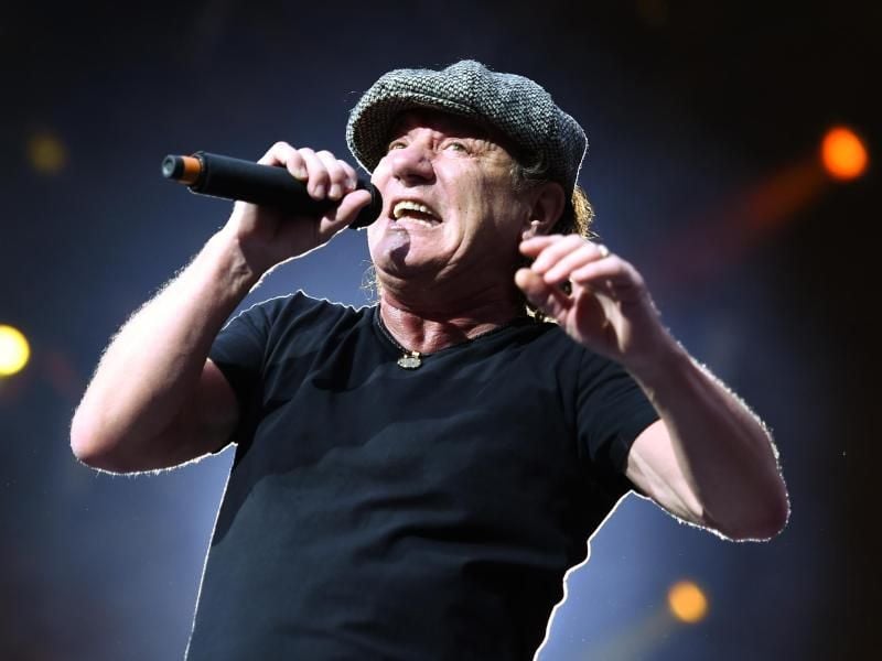 Brian Johnson ist wieder dabei. Foto: Britta Pedersen/dpa