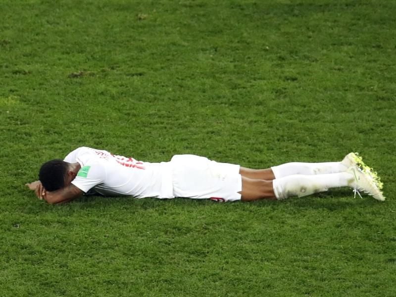 Der Engländer Marcus Rashford kann das verpasste WM-Finale nicht fassen. Foto: Thanassis Stavrakis/AP