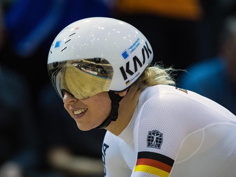 Neue deutsche Meisterin über 500-Meter-Zeitfahren. Foto: Soeren Stache