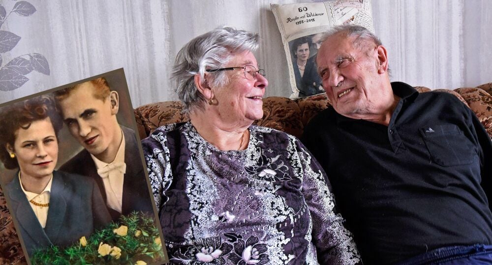 Renate und Waldemar Müller feierten am Donnerstag in Mehringen ihre eiserne Hochzeit.