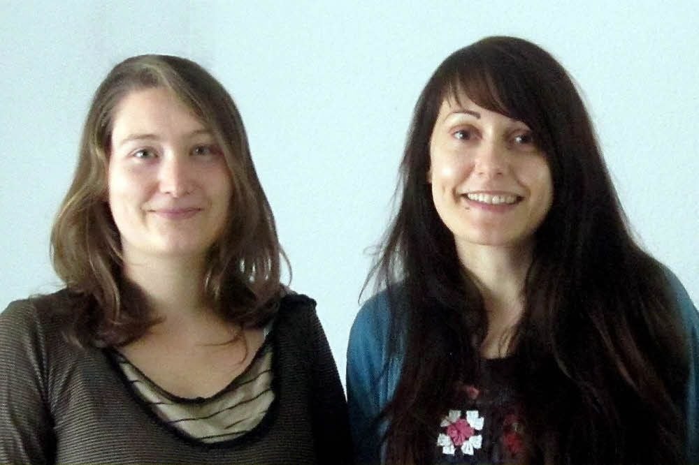 Die beiden Vorstandsvorsitzenden des Vereins: Therese Wenschuh und Stefanie Wagner