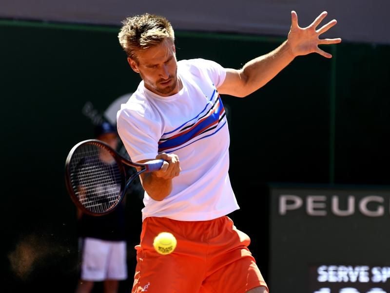 Musste sich in Genf erst im Finale geschlagen geben: Peter Gojowczyk. Foto: Alain Grosclaude/XinHua