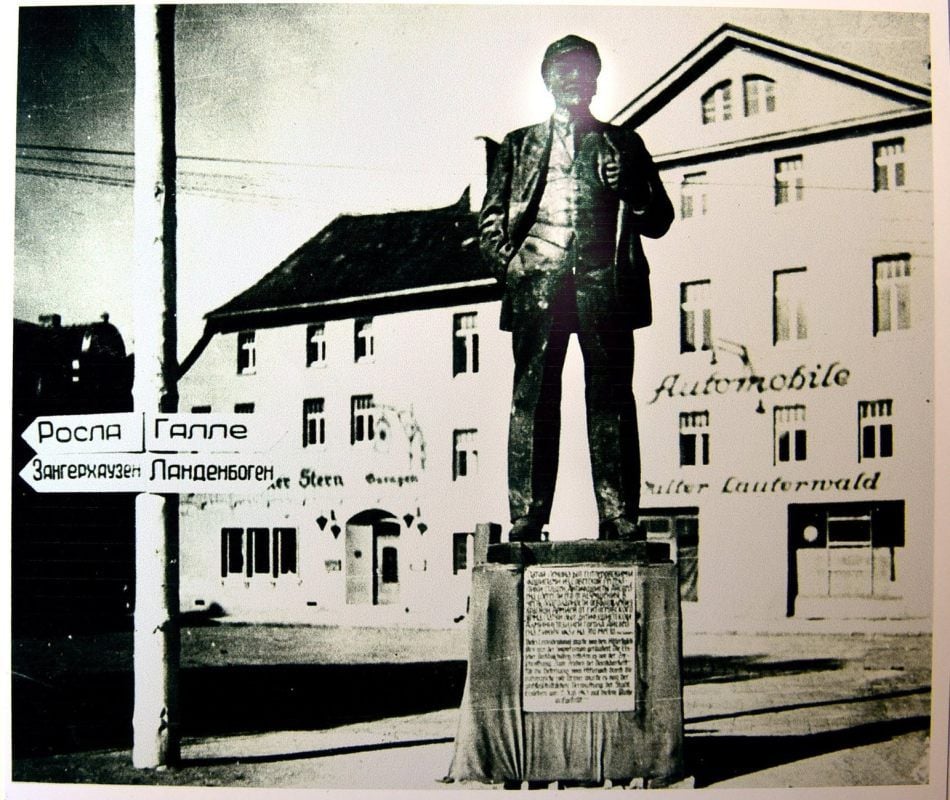 Über 45 Jahre stand das Lenin-Denkmal am Eisleber Plan.