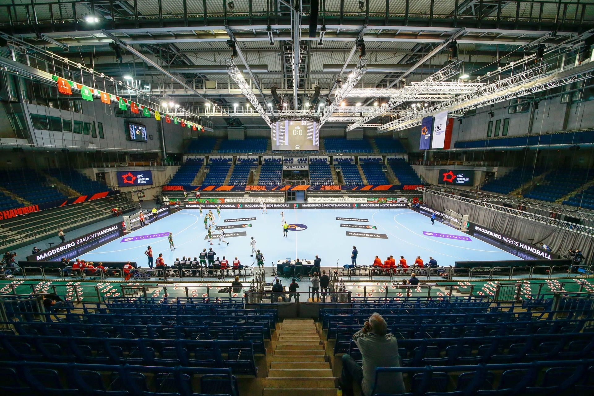 Corona-Absage beim SCM: In der Magdeburger GETEC Arena wird am Donnerstagabend kein Handball gespielt.