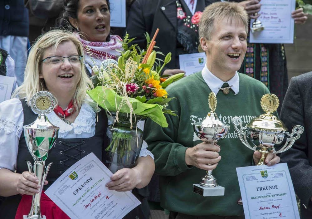 Sind Siege gewohnt: Dany Weißkopf und Andreas Knopf bei ihrem Erfolg 2015.