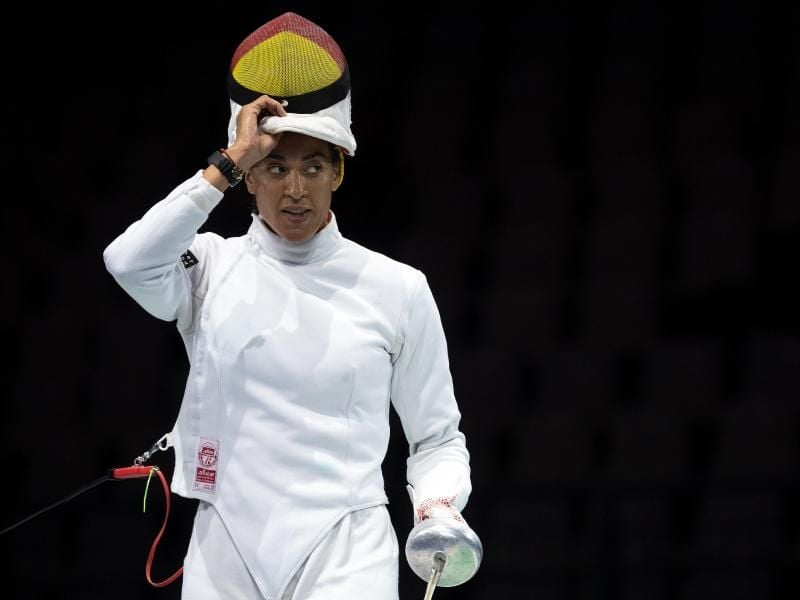 Hat als einzige deutsche Degenfechterin die Hauptrunde der WM erreicht: Alexandra Ndolo. Foto: Federico Gambarini