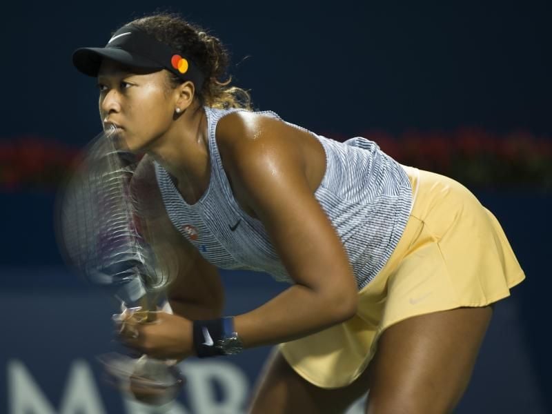 Naomi Osaka hat sich verletzt. Foto: Nathan Denette/The Canadian Press
