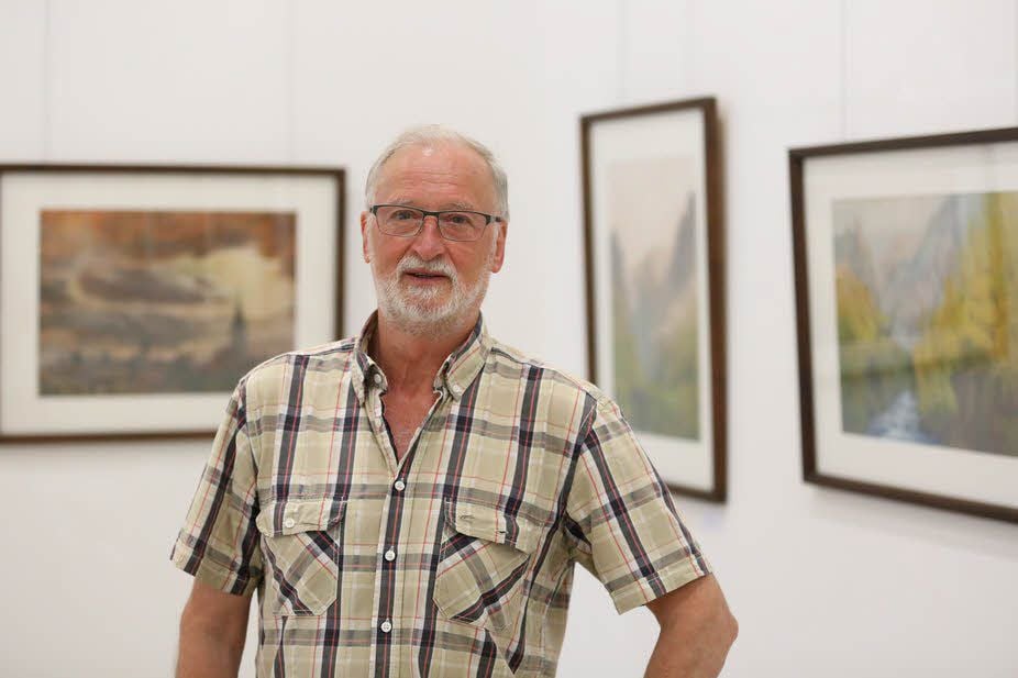Peter Loose stellt in der Galerie in Leuna aus.