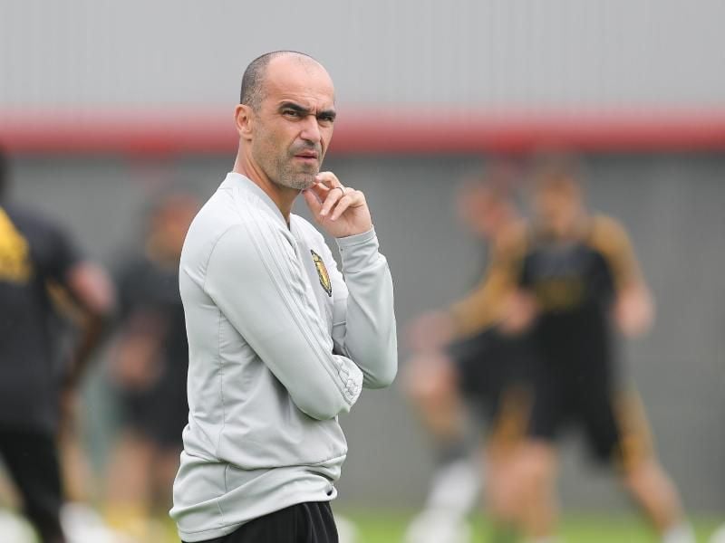 Belgiens Trainer Roberto Martínez reist mit seinem Team am Mittwoch nach Russland. Foto: Bruno Fahy