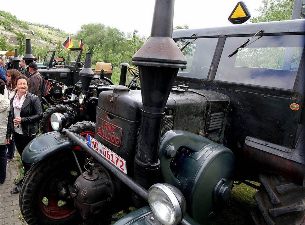 Die Motoren der historischen Traktoren werden diesmal am Himmelfahrtstag zum Treffen in Gleina tuckern.