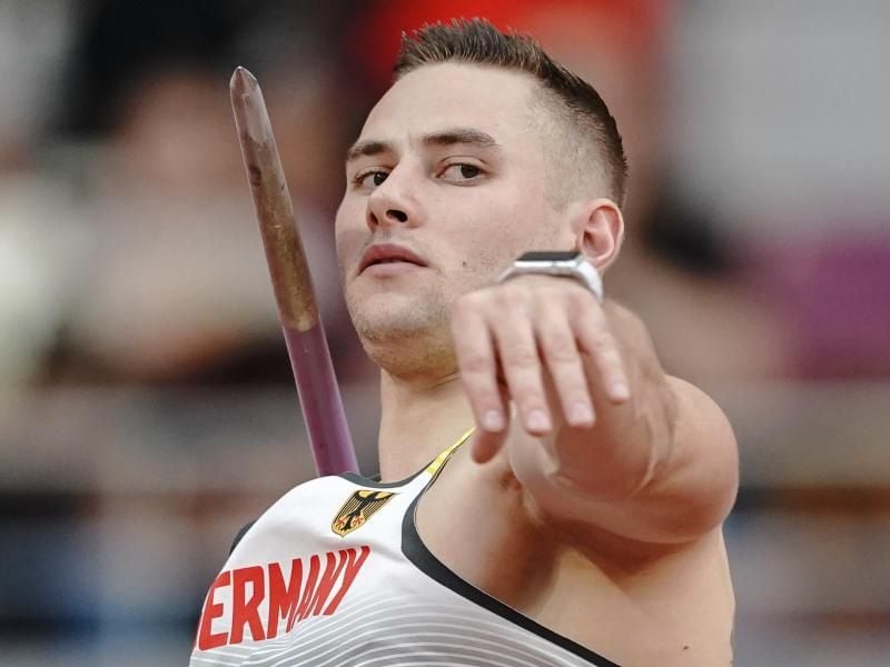 Will sich in Braunschweig seinen zweiten nationalen Titel nach 2017 holen: Johannes Vetter. Foto: Michael Kappeler/dpa