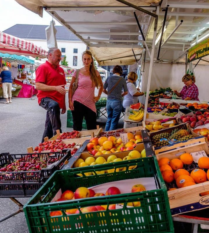 Obst, Gemüse und noch viel mehr: Wittenberger Wochenmarkt