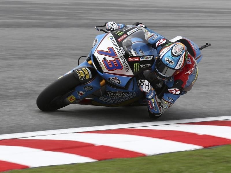 Der spanische Moto-2-Pilot Alex Marquez gewinnt in Le Mans. Foto: Vincent Phoon/AP