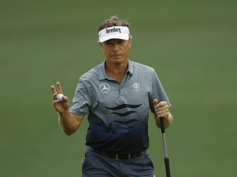 In Augusta auf Kurs: Bernhard Langer. Foto: Matt Slocum/AP