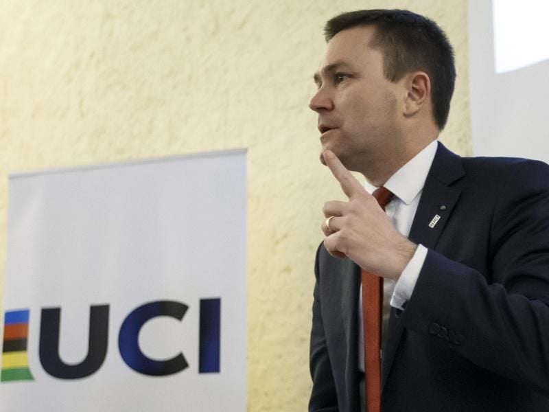 UCI-Präsident David Lappartient will vor der Tour de France eine Entscheidung im Fall Froome haben. Foto: Salvatore Di Nolfi/Keystone