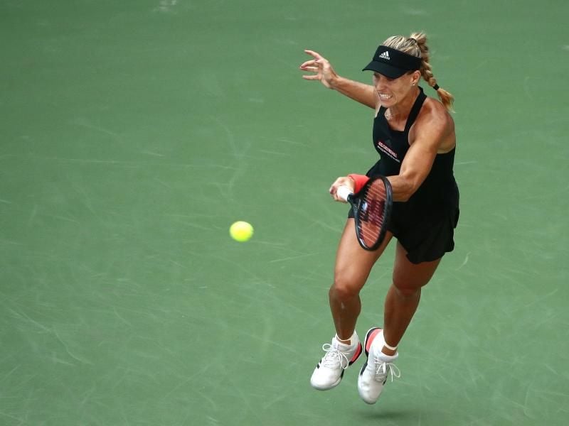 Angelique Kerber unterlag in der dritten Runde der US Open der Slowakin Dominika Cibulkova und ist damit ausgeschieden. Foto: A. Kudacki/AP