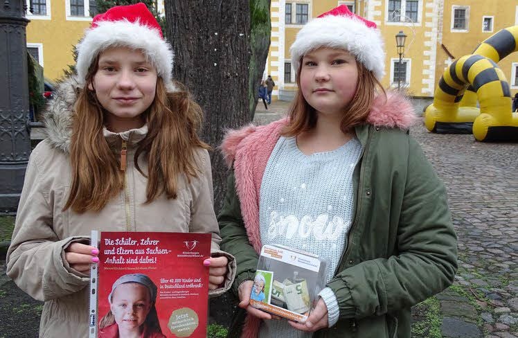 Jasmin Mietzsch aus der 7a und Chantal Hangarter aus der 7b