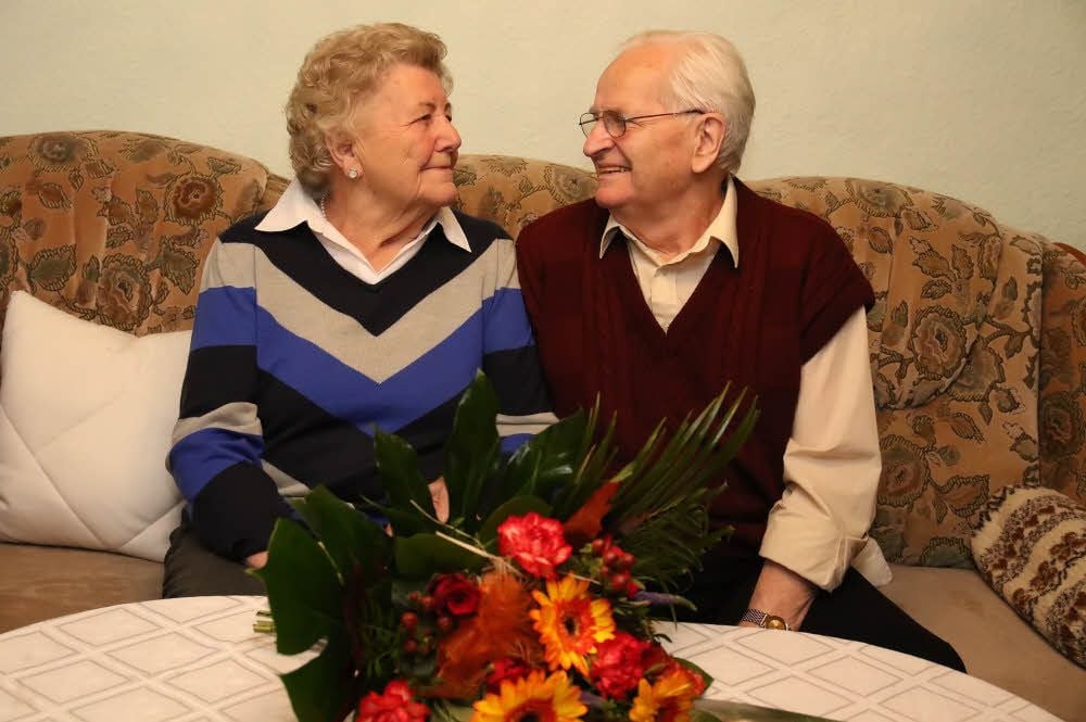 Margrit und Fritz Reinhardt haben am 10. November vor 65 Jahren geheiratet.