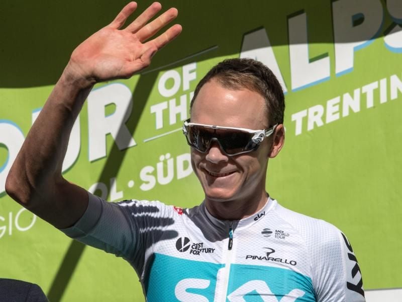Ist sportlich gut gewappnet für den Giro d'Italia: Christopher Froome. Foto: Expa/Reinhard Eisenbauer