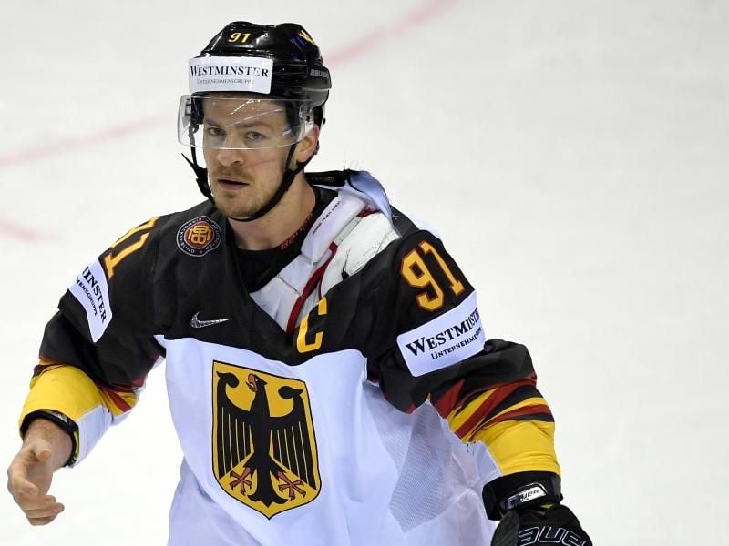 Moritz Müller ist der Kapitän der deutschen Eishockey-Nationalmannschaft. Foto: Monika Skolimowska