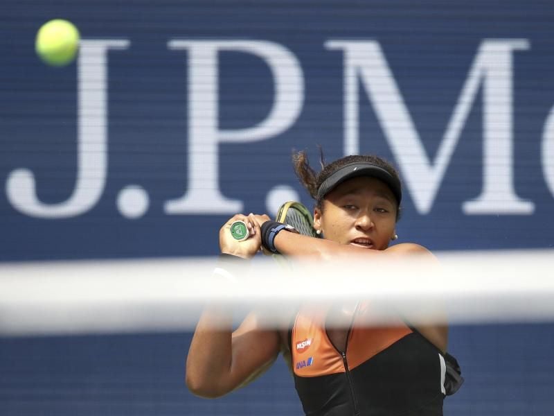 Kam bei den US Open mit Mühe weiter: Naomi Osaka. Foto: Michael Owens/FR171676 AP/