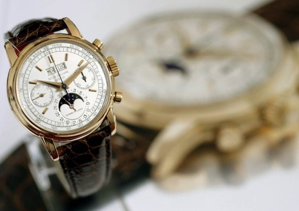 Eine Uhr des Schweizer Nobeluhrenhersteller Patek Philippe
