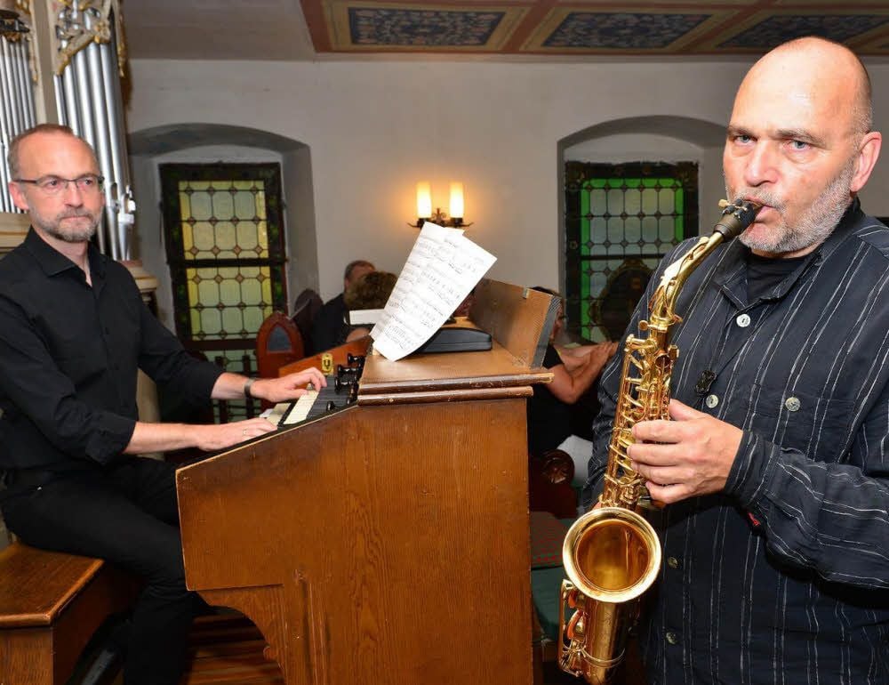 Thomas Ennenbach (links) und Johannes Reiche bei einem Duo-Konzert.