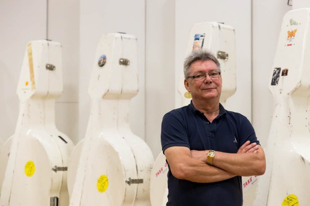 Hüter der kostbaren Instrumentenschätze: Michael Gerber ist Orchesterwart der Staatskapelle am Opernhaus.