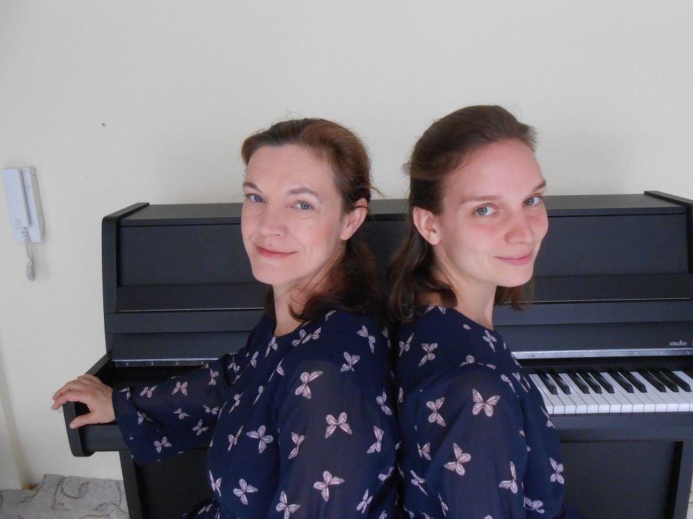 Clara Schumann zum 200. Geburtstag: In Halle präsentieren sie Katrin Schinköth-Haase und Lisa-Marie Schneider (r.).
