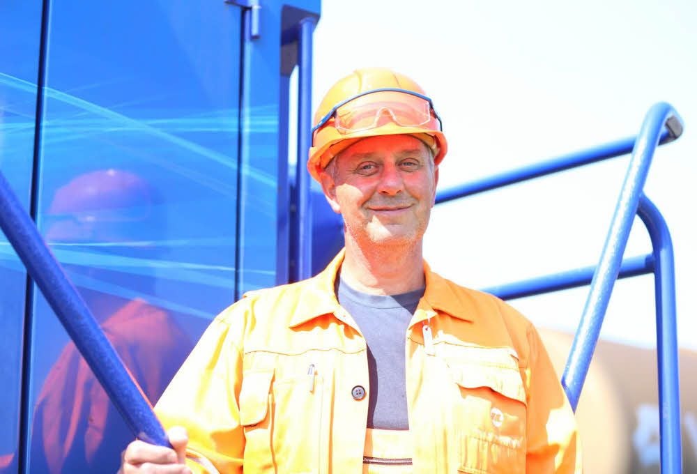 Aus der Kohle in die Industrie, diesen Sprung schaffte Lokführer Henry Daute aus Stöbnitz.