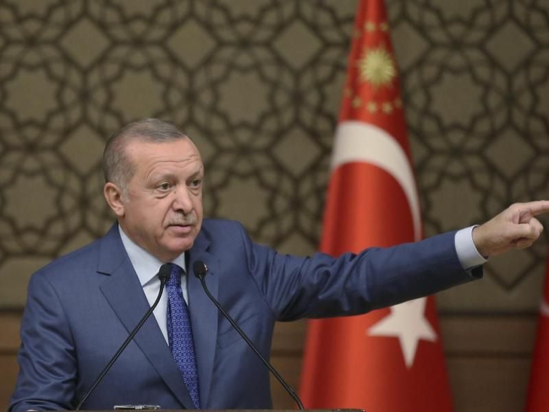 Der türkische Präsident Recep Tayyip Erdogan. Foto: -/Pool Presidential Press Service/AP/dpa