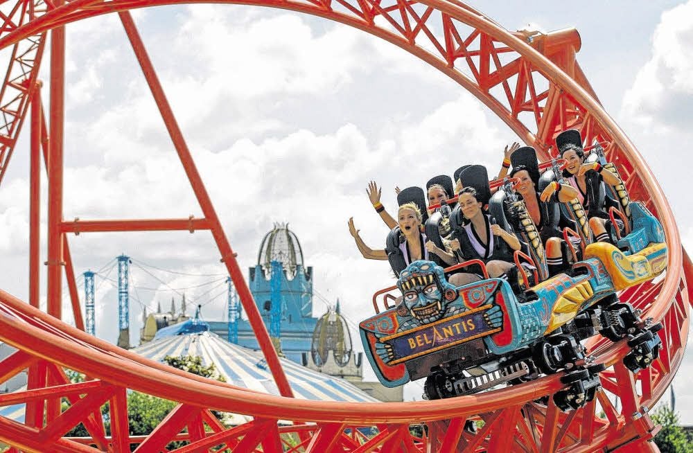 Der Freizeitpark Belantis bei Leipzig startet am 29. Mai in die neue Saison.