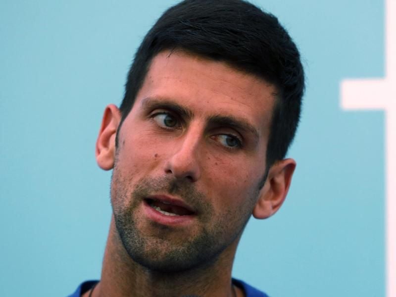 Novak Djokovic verzichtet auf die Doppelkonkurrenz in New York. Foto: Darko Vojinovic/AP/dpa