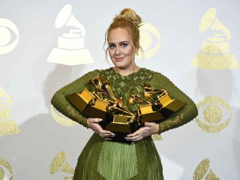 Adele hat fünf Grammys gewonnen. Foto: Chris Pizzello/Invision